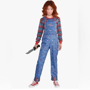 Chucky Costume, Kids Size  Large 12-14,Jumpsuit Only, Child’s Play Movie Scary